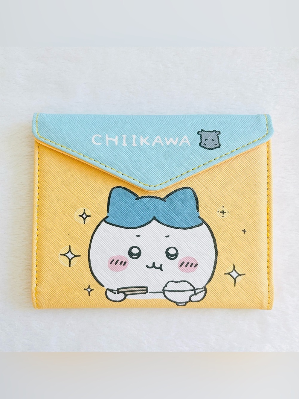 NWOT Shimamura x Chiikawa Hachiware Card Case Wallet Pass Case - BBQ